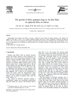 The growth of SiGe quantum rings in Au thin films on epitaxial SiGe on silicon
