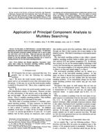 Application of Principal Component Analysis to IMultikey Searching