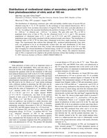 Distributions of rovibrational states of secondary product NO X 2Π from photodissociation of nitric acid at 193 nm