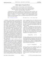 Collider signals of unparticle physics