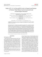 Study of P, Ca, Sr, Ba and Pb levels in enamel and dentine of human third molars for environmental and archaeological research
