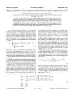 Magnetic properties of the symmetric periodic Anderson model in infinite dimensions