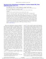 Structural and compositional investigation of yttrium-doped HfO2 films epitaxially grown on Si (111)