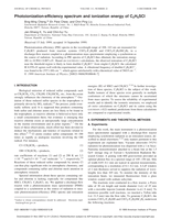 Photoionization-efficiency spectrum and ionization energy of C2H5SCl
