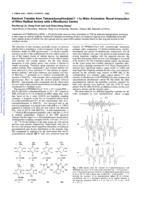 Electron transfer from tetracarbonylrhodate(1-) to nitro aromatics: Novel interaction of nitro radical anions with a rhodium(I) centre
