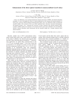 Enhancement of the direct optical transition in nanocrystallized GaAsN alloys