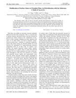 Modification of surface states in ultrathin films via hybridization with the substrate: A study of Ag on Ge