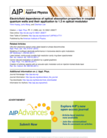 Electric-field dependence of optical absorption properties in coupled quantum wells and their application to 1.3 μm optical modulator