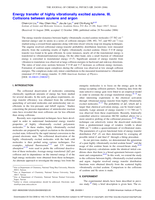 Energy transfer of highly vibrationally excited azulene. III. Collisions between azulene and argon