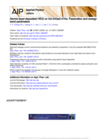Atomic-layer-deposited HfO2 on In0.53Ga0.47As: Passivation and energyband parameters