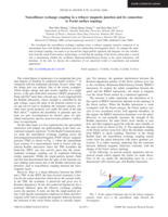 Noncollinear exchange coupling in a trilayer magnetic junction and its connection to Fermi surface topology