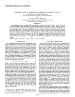Time evolution of horizontal subsurface flows in the sun