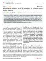 Assessing the cognitive status of Drosophila by the value-based feeding decision