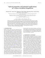 Optical properties and potential applications of ε-GaSe at terahertz frequencies