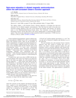 Spin-wave relaxation in diluted magnetic semiconductors within the self-consistent Green's function approach