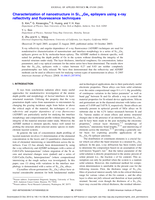 Characterization of nanostructure in Si 1-xGe x epilayers using x-ray reflectivity and fluorescence techniques