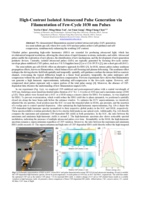 High-Contrast Isolated Attosecond Pulse Generation via Filamentation of Few-Cycle 1030 nm Pulses