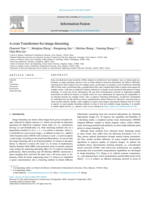 A cross Transformer for image denoising