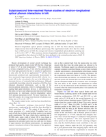 Subpicosecond time-resolved Raman studies of electron-longitudinal optical phonon interactions in InN