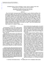 Determination of the lifetime of high-l solar p-modes from the interaction of p-mode waves with sunspots
