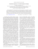 Ground-state degeneracy of correlated insulators with edges