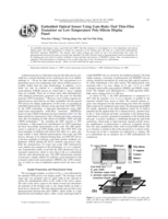 Embedded Optical Sensor Using Gate-Body-Tied Thin-Film Transistor on Low-Temperature Poly-Silicon Display Panel