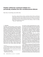 Graphic method for numerical analysis of a periodically stratified thin-film omnidirectional reflector