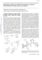 Enantioselective syntheses of α-methylene butyrolactones via asymmetric aminocarbonylation of tungsten-prop-2-ynyl compounds
