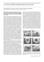 A new and easy method for making micrometer-sized carbon tubes
