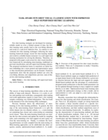Task-aware few-shot visual classification with improved self-supervised metric learning