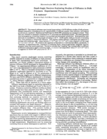 Small-angle neutron scattering studies of diffusion in bulk polymers: Experimental procedures