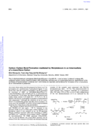 Carbon-carbon bond formation mediated by molybdenum in an intermediate η4-s-trans-diene cation