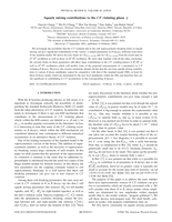 Squark mixing contributions to the CP violating phase γ