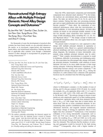 Nanostructured high-entropy alloys with multiple principal elements: Novel alloy design concepts and outcomes