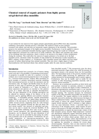 Chemical removal of organic polymers from highly porous sol-gel-derived silica monoliths