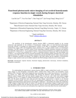 Functional photoacoustic micro-imaging of rat cerebral hemodynamic response function in single vessels during forepaw electrical stimulation