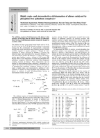 Highly regio- and stereoselective silylstannation of allenes catalyzed by phosphine-free palladium complexes