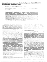 Interfacial microstructures of ultrathin Ge layers on Si probed by x-ray scattering and fluorescence yield