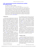 A TE21 second-harmonic gyrotron backward-wave oscillator with slotted structure