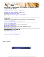 Initial growth of Ga2O3(Gd2O3) on GaAs: Key to the attainment of a low interfacial density of states