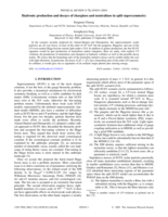 Hadronic production and decays of charginos and neutralinos in split supersymmetry
