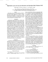 High Quality La2O3&nbsp;and Al2O3&nbsp;Gate Dielectrics with Equivalent Oxide Thickness 5-10Å
