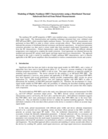 Modeling of Highly-Nonlinear HBT Characteristics using a Distributed Thermal Subcircuit Derived from Pulsed Measurements