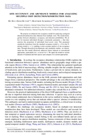 Site occupancy and abundance models for analyzing multiple-visit detection/nondetection data