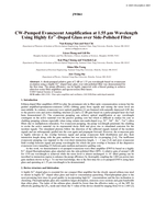CW-pumped evanescent amplification at 1.55 μm wavelength using highly Er3+-doped glass over side-polished fiber