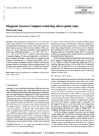 Magnetic Inverse Compton Scattering above Polar Caps