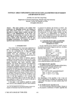 Systolic array implementation of Euclid's algorithm for inversion and division in GF(2m)