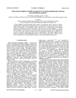 Direct atomic imaging of Ag(100) and Ag(111) by inverting quasielastically scattered electron-diffraction patterns