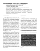 Structural properties of Ga2O3(Gd2O3)-GaAs interfaces