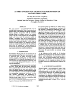 An area-efficient VLSI architecture for decoding of Reed-Solomon codes